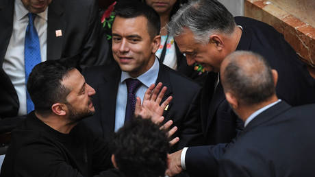 Zelensky catches up with Orban in Argentina — RT World News