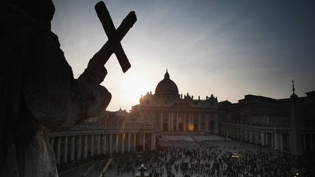 File photo of St. Peter's Square at the Vatican, on April 2, 2005