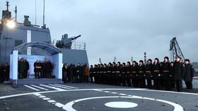 Putin inaugurates three brand-new military vessels