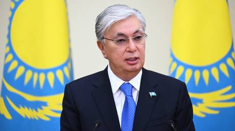 Kazakh President Kassym-Jomart Tokayev.