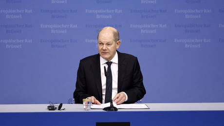 German Chancellor Olaf Scholz