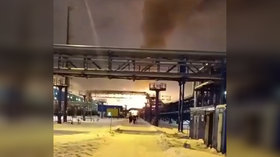 Fire engulfs Russian gas terminal (VIDEO)