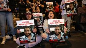 Relatives of Israeli hostages storm parliament