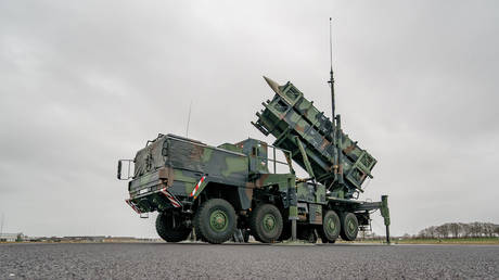 FILE PHOTO. A combat-ready Patriot anti-aircraft missile system