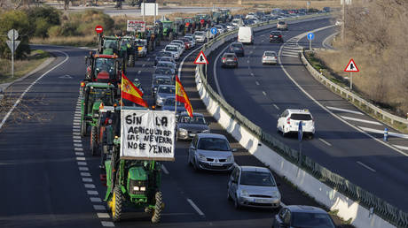 Spanish farmers join protests over EU regulations — RT World News