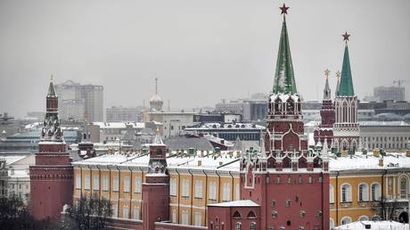 FILE PHOTO: A view of the Kremlin taken in downtown Moscow.