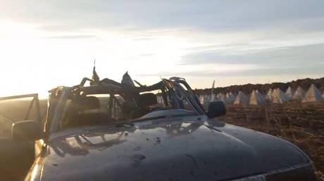 Ukrainian kamikaze drone kills three Russian civilians – governor — RT Russia & Former Soviet Union