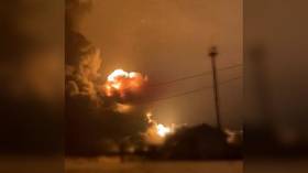 Ukrainian drone strikes Russian oil depot (VIDEOS)