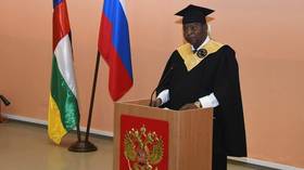 African president receives Russian university award