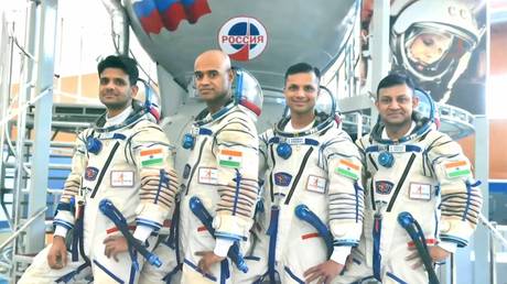 Astronauts selected for India’s first manned mission to space, Gaganyaan: Air Force pilots Prasanth Balakrishnan Nair, Ajit Krishnan, Angad Pratap, and Shubhanshu Shukla.