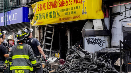 E-bikes caused a year’s worth of fires in last two months, New York fire chief warns