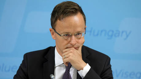 Hungarian Foreign Minister Peter Szijjarto.