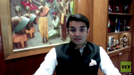 Jaiveer Shergill, the national spokesperson for the country’s ruling Bharatiya Janata Party (BJP) during an interview with RT