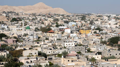 FILE PHOTO: Panorama of the city of Jericho in the Palestinian West Bank.
