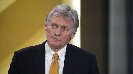 Dmitry Peskov attends Russian President Vladimir Putin's annual news conference in Moscow, Russia, December 14, 2023