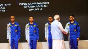 India’s Modi gives ‘wings’ to Russian-trained astronauts