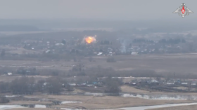 Russian military hits Ukrainian sabotage groups near border (VIDEO)