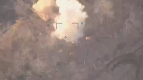 WATCH Russian kamikaze drone hit US-made Abrams tank