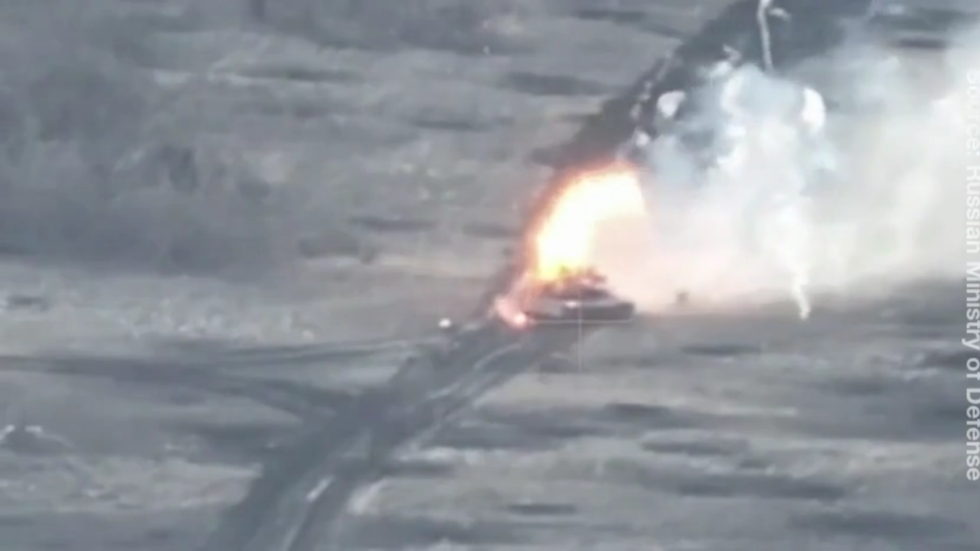 Россия опубликовала кадры удара «трофейного танка» «Абрамс»