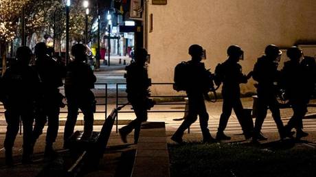  An anti-drug raid in Marseille, France.