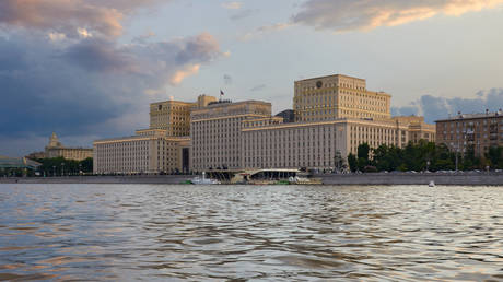 FILE PHOTO: Buildings of the Ministry of Defense of the Russian Federation.