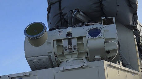 FILE PHOTO: DragonFire, a laser directed energy weapon (LDEW) system.