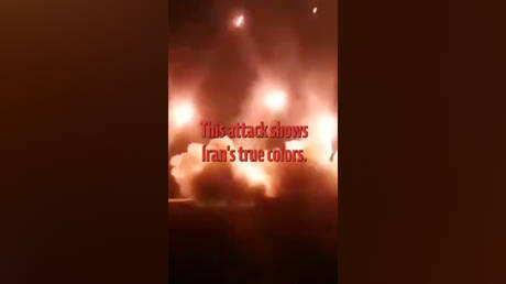 Israeli military embellishes video of Iranian attack