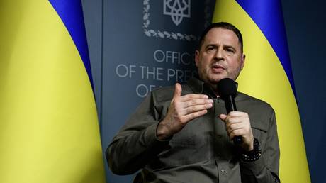 FILE PHOTO: Andrey Yermak, the head of the Ukrainian presidential office.