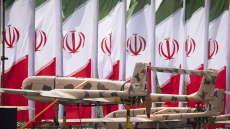 FILE PHOTO. Missiles And UAVs During A Military Parade In Tehran.