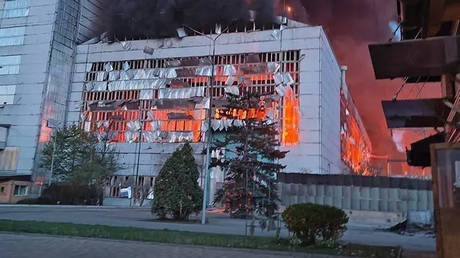 Fire at Tripolskaya TPP.