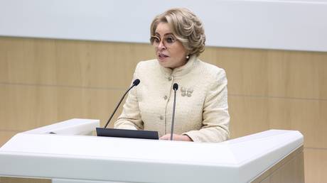 Chairman of the Federation Council of the Russian Federation Valentina Matvienko.