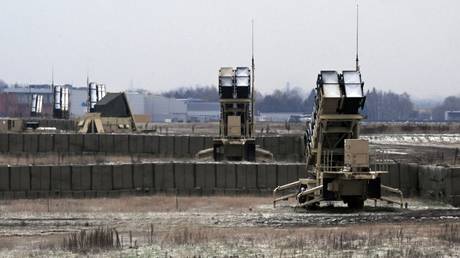 FILE PHOTO: A Patriot air defense system at the airport of Rzeszow-Jasionka, Poland.