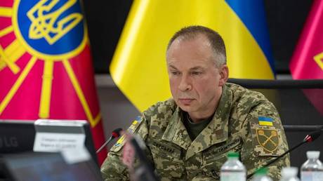 Ukraine’s commander-in-chief of the armed forces, General Aleksandr Syrsky.