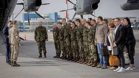 Coraz więcej żołnierzy niemieckich przybywa w pobliże granicy z Rosją