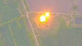WATCH Russian missiles strike Ukrainian airbase
