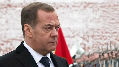 FILE PHOTO: Dmitry Medvedev.