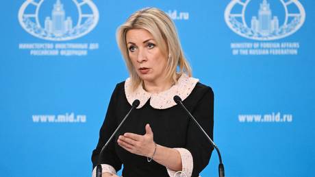 Russian Foreign Ministry’s spokeswoman Maria Zakharova.