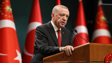 FILE PHOTO: Turkish president Recep Tayyip Erdoğan.
