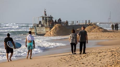 US navy suffers Gaza pier setback