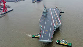 China tests next-generation aircraft carrier