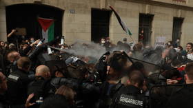 Police break up pro-Palestine protest at French university (VIDEOS)