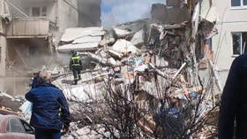 Multi-story building in Belgorod partly collapses after Ukrainian strike
