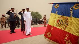 Ex-military ruler sworn in as president in Sahel state