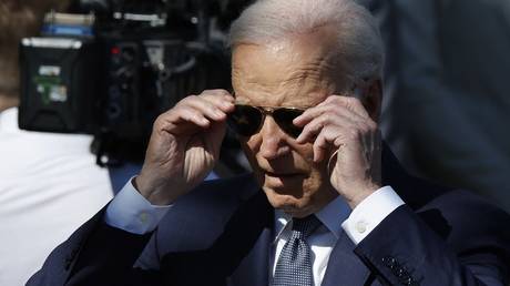 US President Joe Biden at an event on the South Lawn of the White House on May 31, 2024 in Washington, DC.