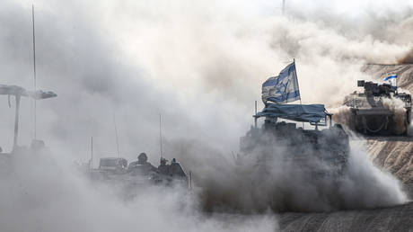 Israeli tanks operate in Rafah, Gaza May 29 2024