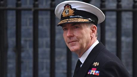 The chief of Britain’s Defense Staff Admiral Tony Radakin