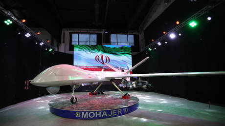 FILE PHOTO. Iranian drone 'Mohajer 10'