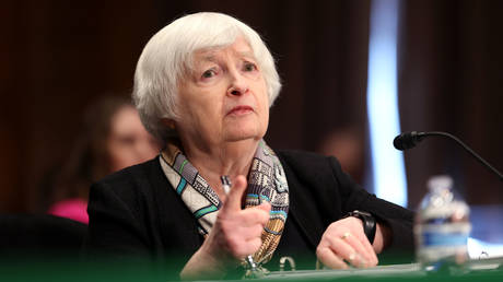 FILE PHOTO: US Treasury Secretary Janet Yellen.