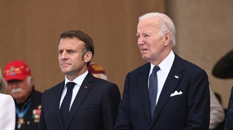 French President Emmanuel Macron and US President Joe Biden