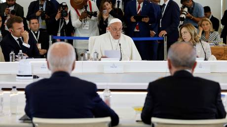 Pope warns of AI dangers